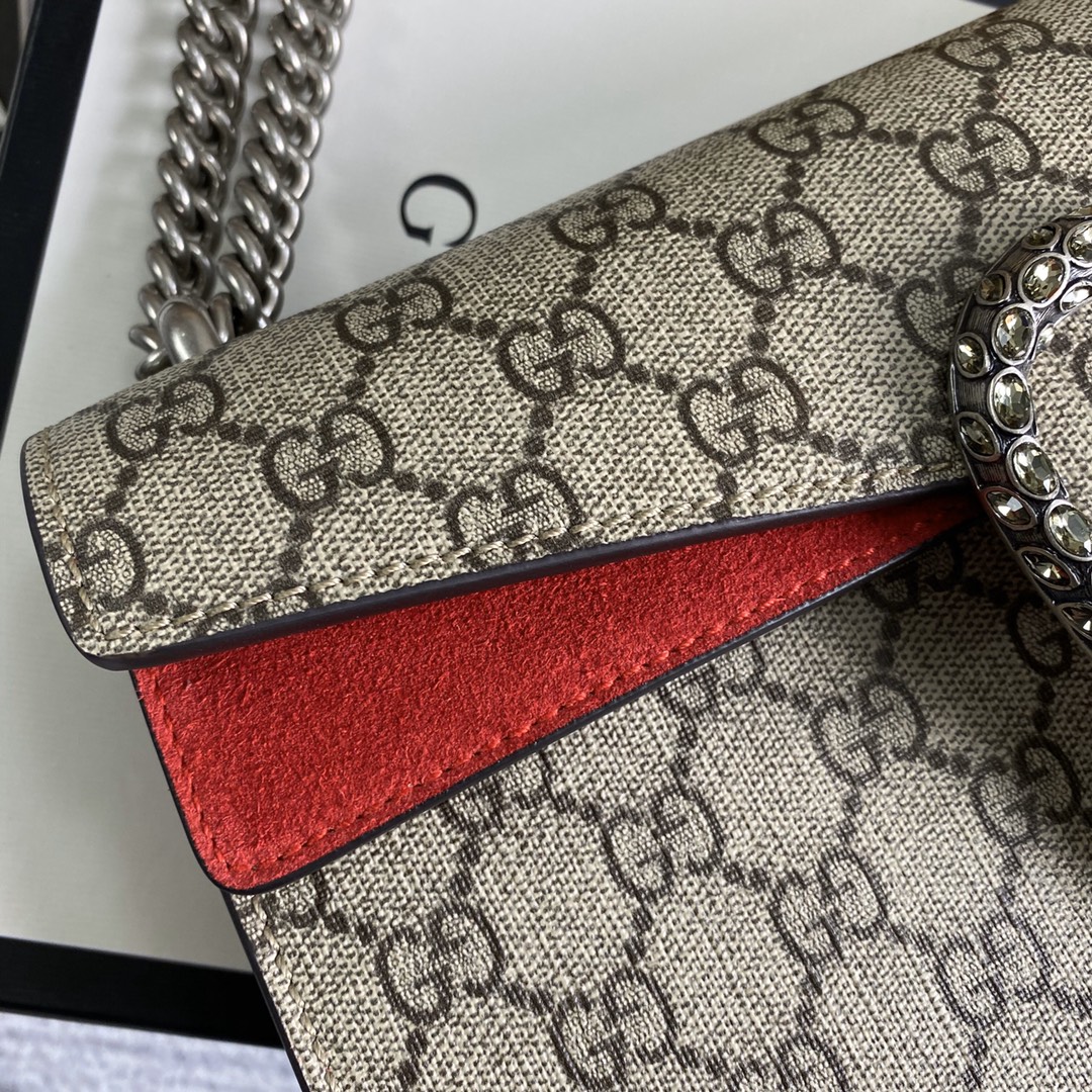 Gucci Dionysus GG Small Shoulder Bag 499623 Red